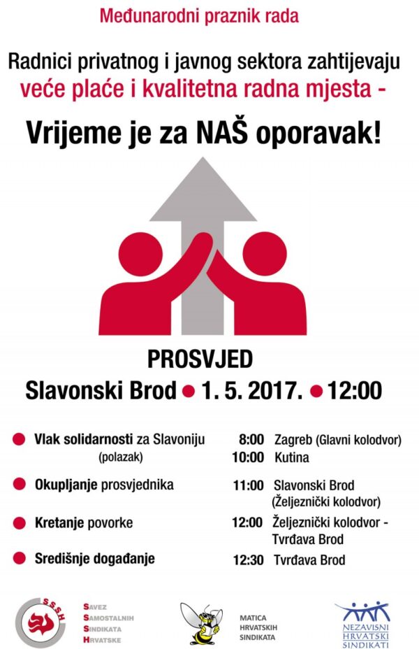 ČESTITAMO VAM 1. SVIBNJA, MEĐUNARODNI PRAZNIK RADA!