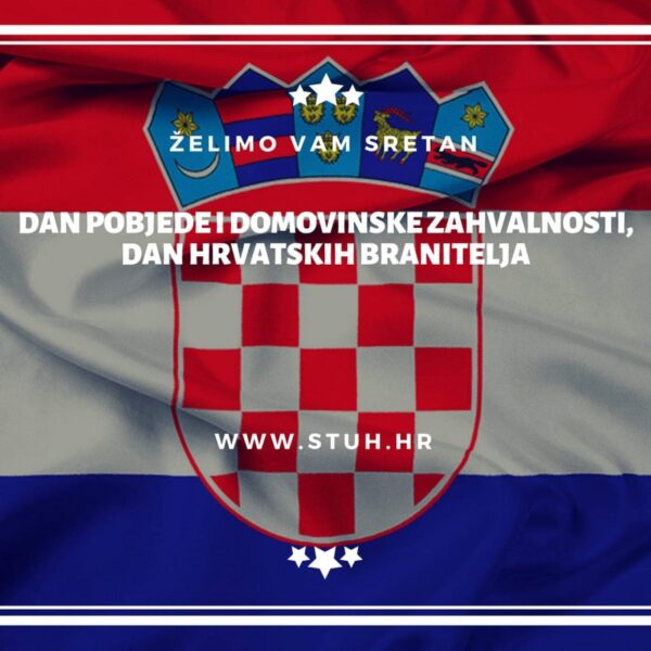 Čestitamo vam Dan pobjede i domovinske zahvalnosti i Dan hrvatskih branitelja!