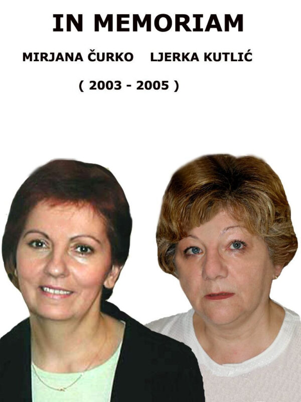IN MEMORIAM: Mirjana Ćurko i Ljerka Kutlić